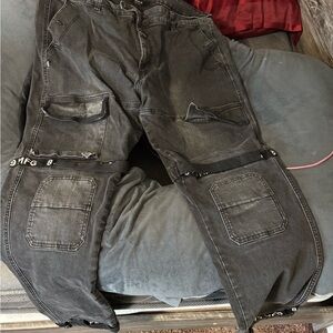 Men's Black Cargo Pants